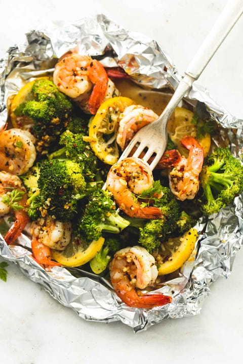 25 Easy Shrimp Foil Packet Recipes - How to Cook Shrimp in Foil