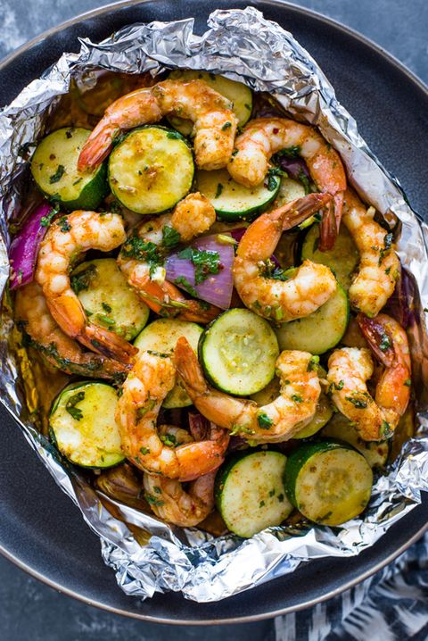 25 Easy Shrimp Foil Packet Recipes - How to Cook Shrimp in Foil