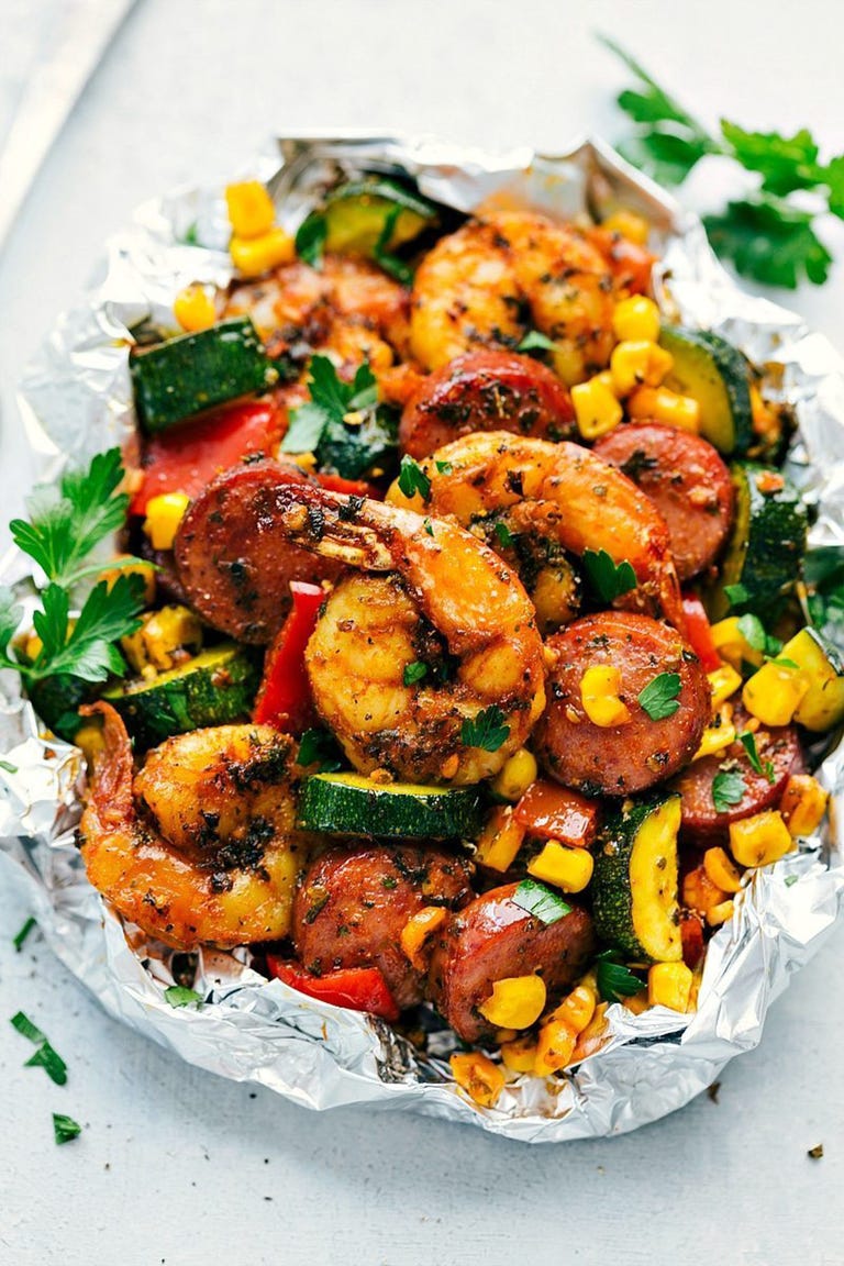 20 Easy Shrimp Foil Packet Recipes - How to Cook Shrimp in Foil