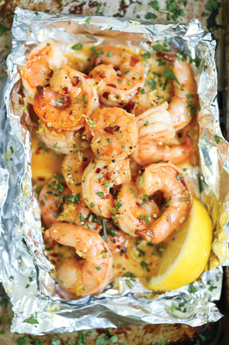 20 Easy Shrimp Foil Packet Recipes - How to Cook Shrimp in Foil