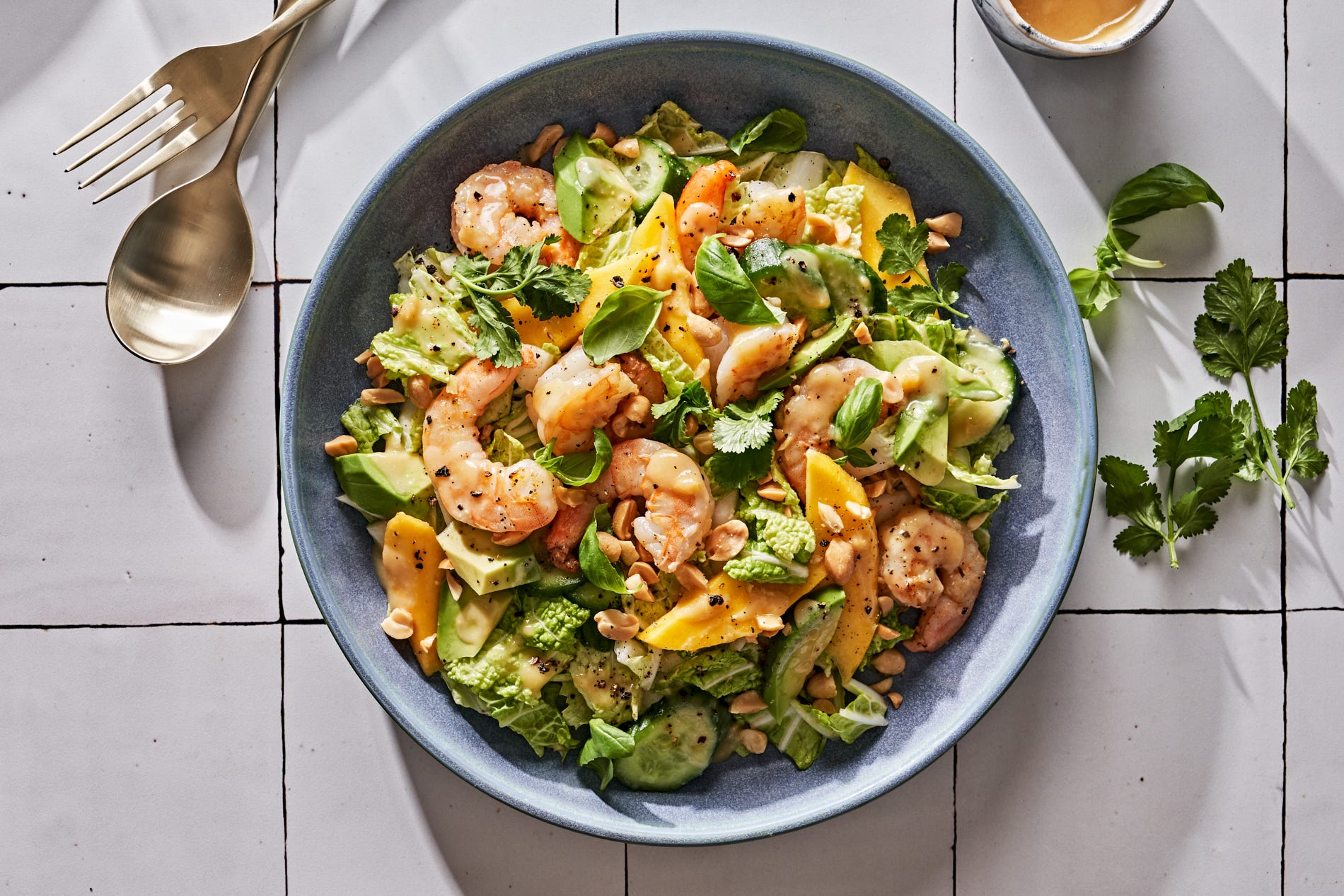 Sweet-Savory Shrimp & Mango Salad Is The Perfect Last-Minute Summer Lunch