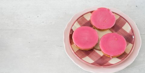 Recept vegan roze koek
