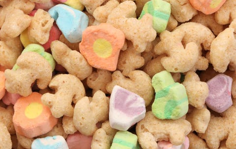 Sugary cereal Sugary cereal