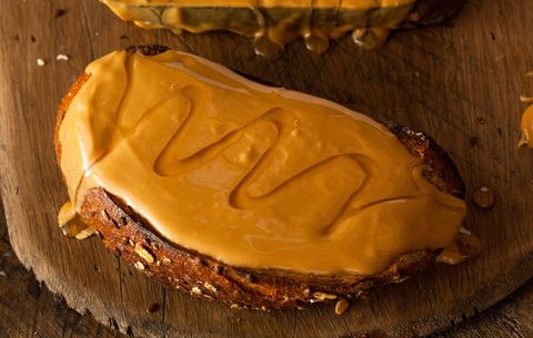 sweet spicy peanut butter toast