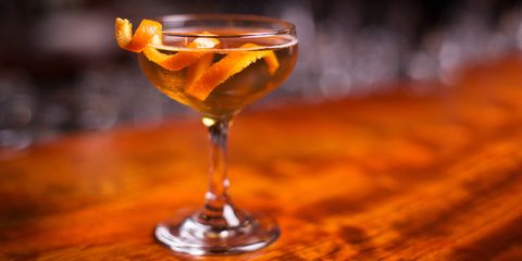 Drink, Alcoholic beverage, Classic cocktail, Rob roy, Manhattan, Cocktail, Distilled beverage, Liqueur, Alcohol, Rusty nail, 