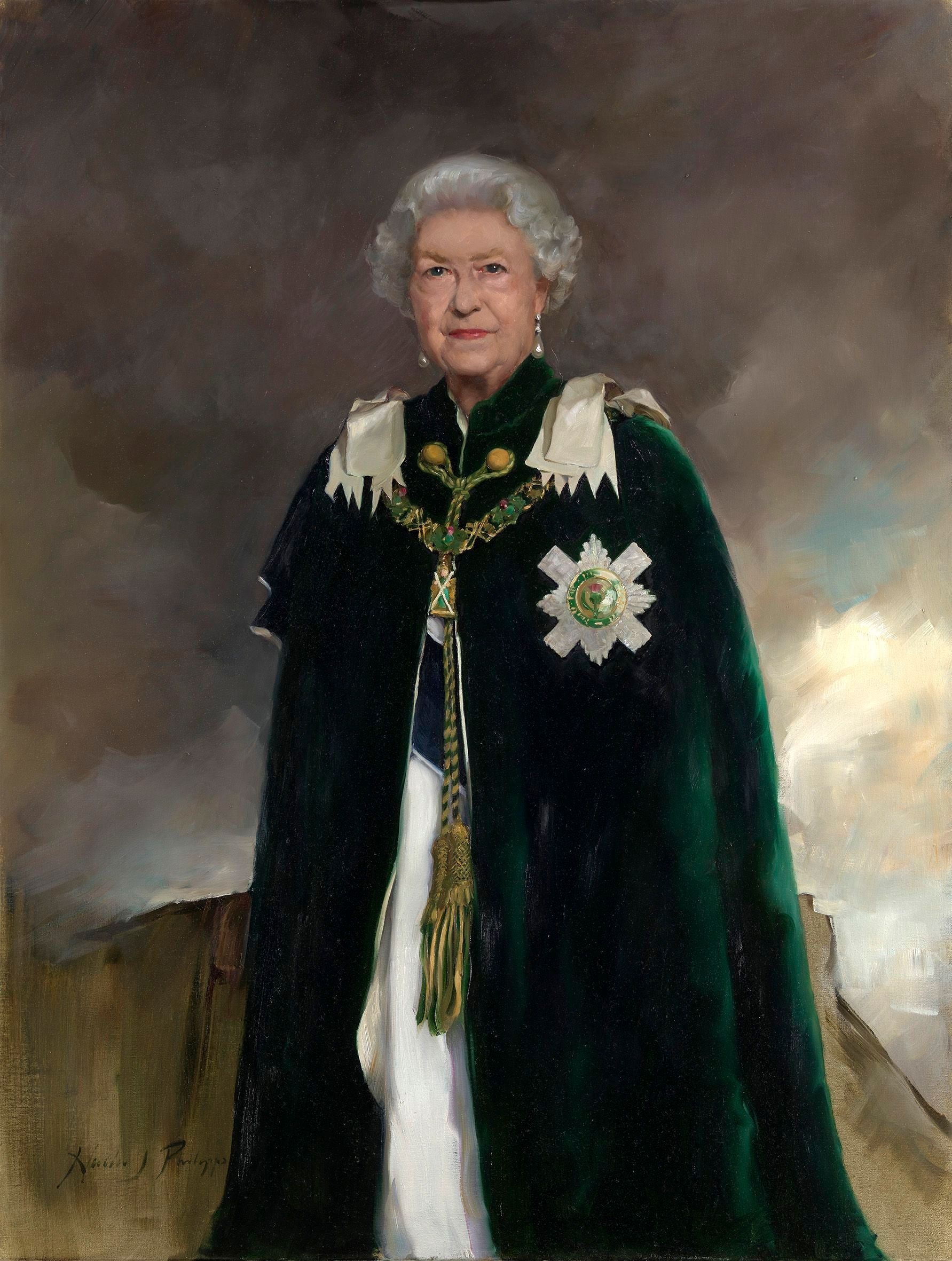 Queen Elizabeth Looks Amazingly Regal In Two New Royal Portraits