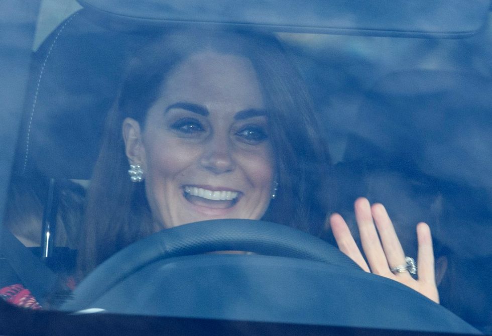 Kate Middleton Looks Regal In Tartan For The Queen's Christmas Lunch