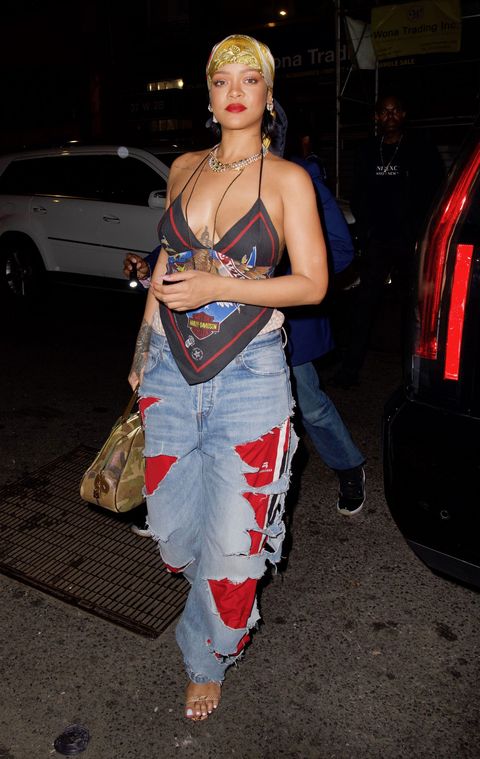 rihanna in nyc on august 12