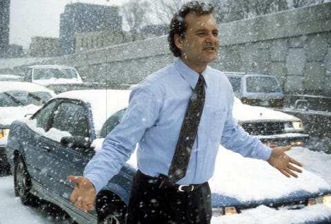 editorial use only no book cover usage
mandatory credit photo by louis goldmancolumbiakobalshutterstock 5883080b
bill murray
groundhog day 1993
director harold ramis
columbia pictures
usa
scene still
comedy
un jour sans fin