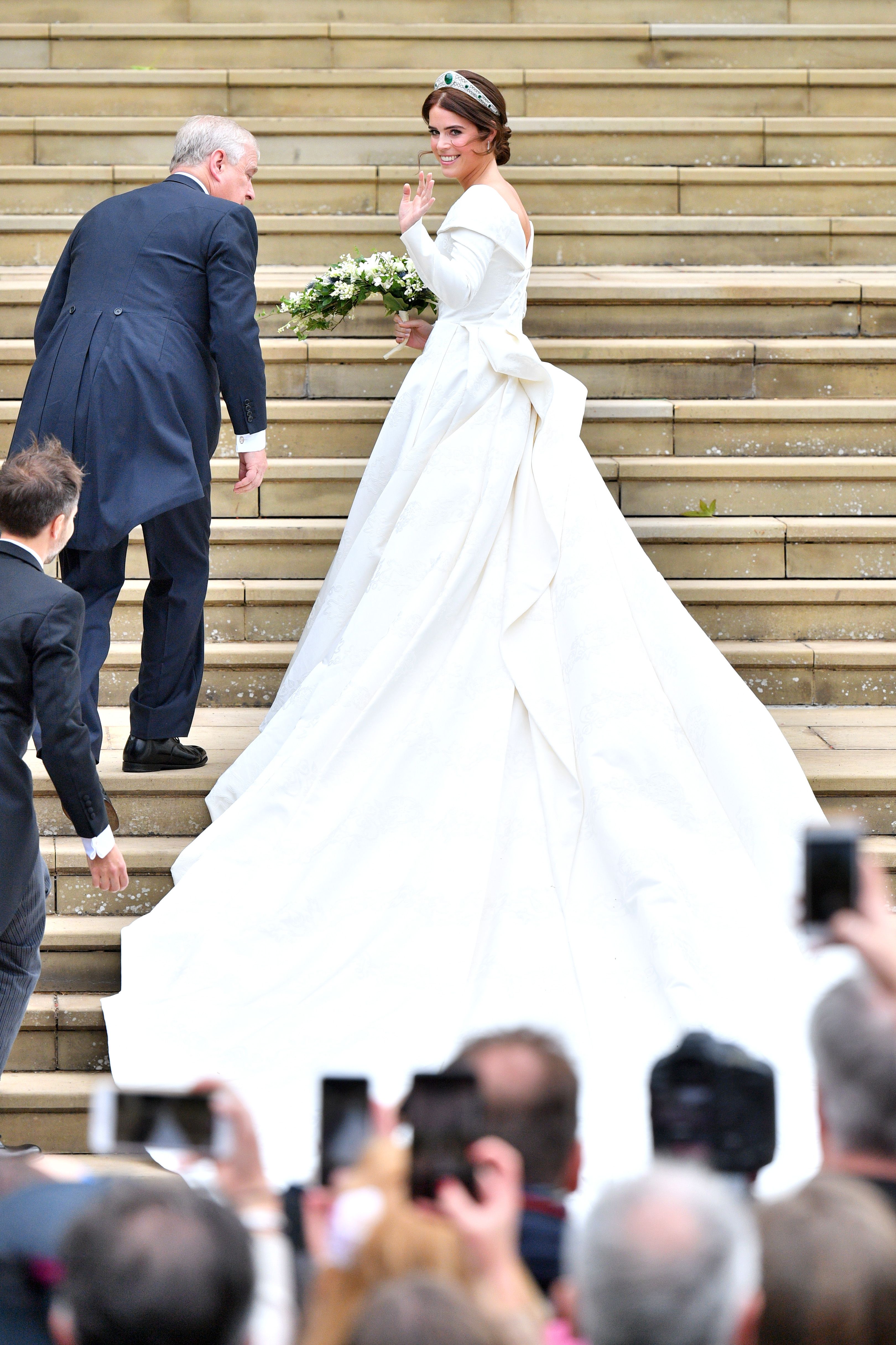 the wedding gown