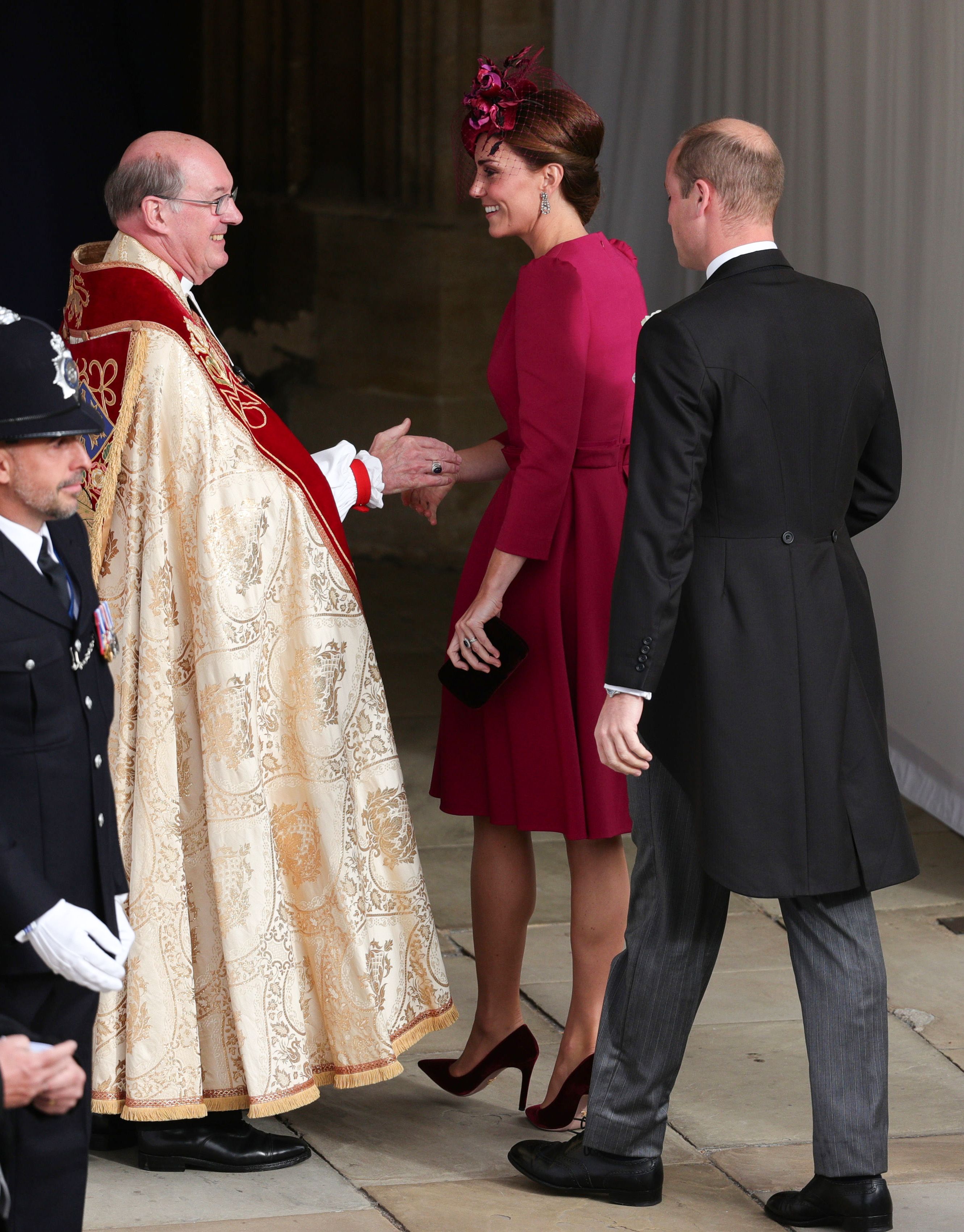 Kate Middleton Wears a Pink Alexander 