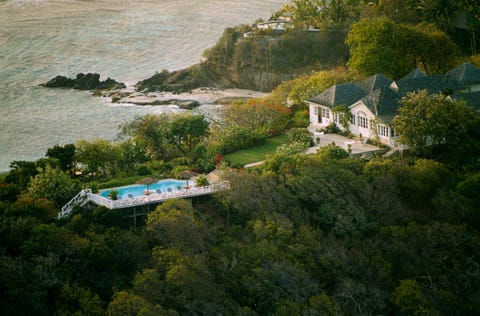 PRINCESS MAGARET'S HOUSE ON MUSTIQUE ISLAND1992