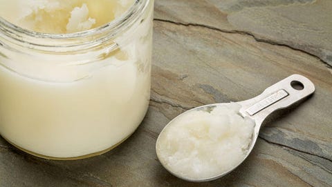 Tablespoon of coconut oil Tablespoon of coconut oil