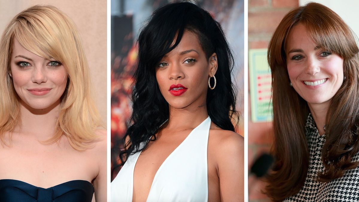 19 Side fringe hairstyles for 2021 - Celebrity inspiration