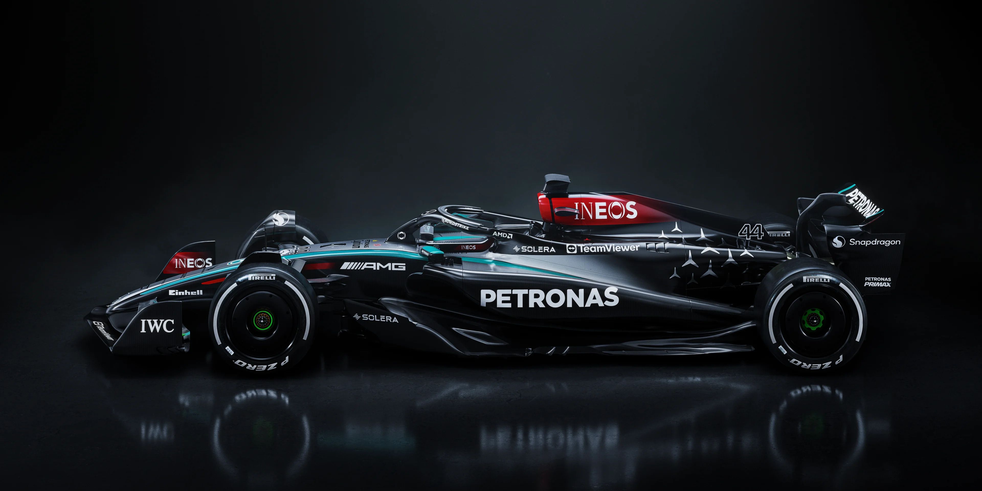 Lewis Hamilton's Last Mercedes Is More Black Than Silver