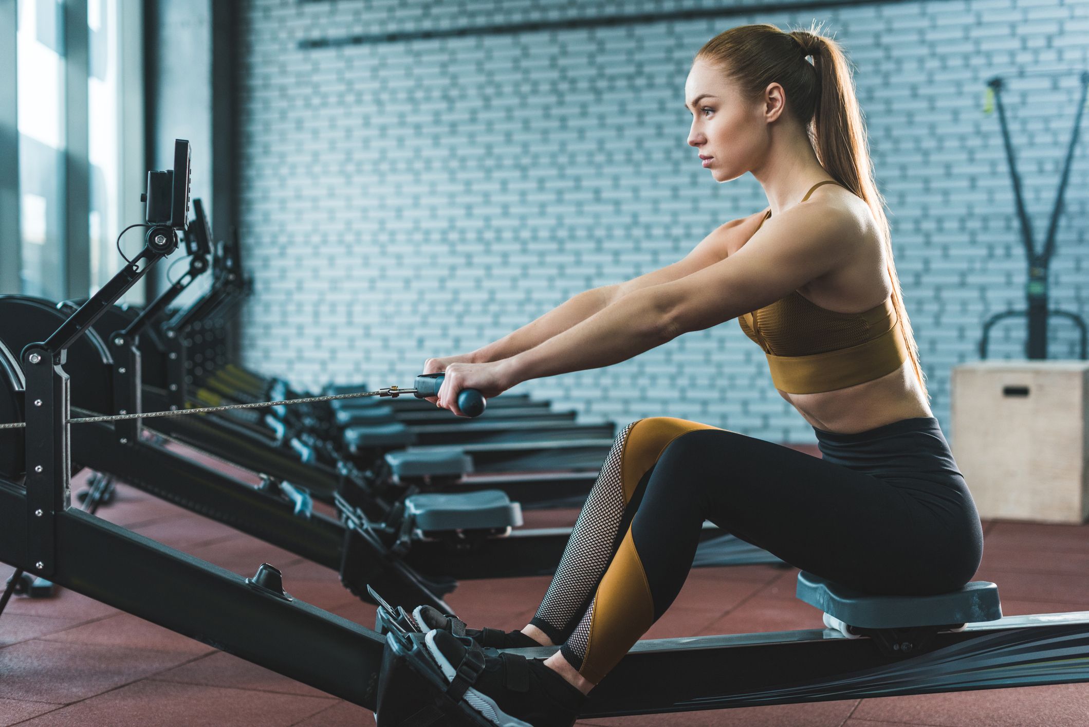 leg machines at the gym