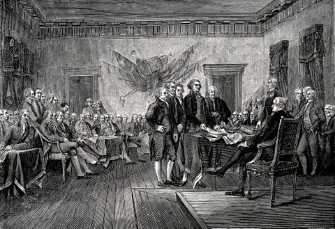 Signing The Declaration Of Independence