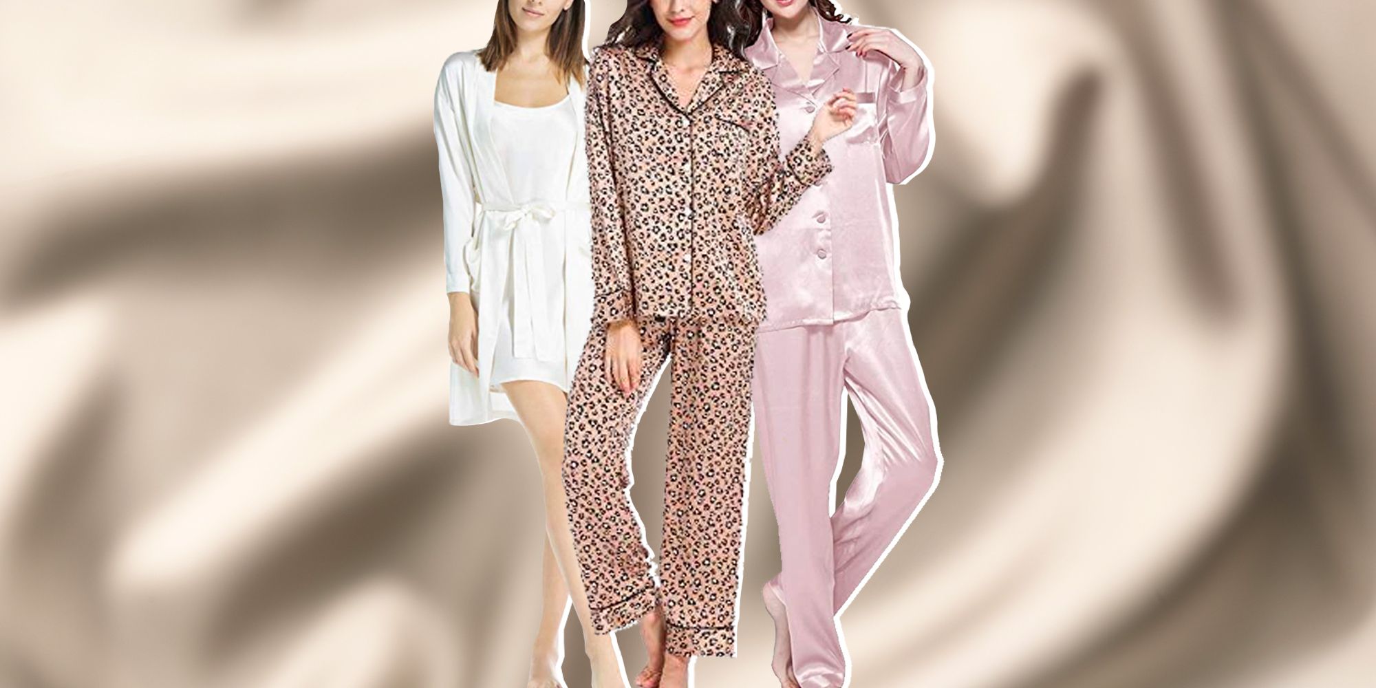 plus size black silk pajamas