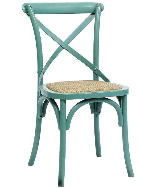 Silla verde estilo Thonet Silla verde estilo Thonet