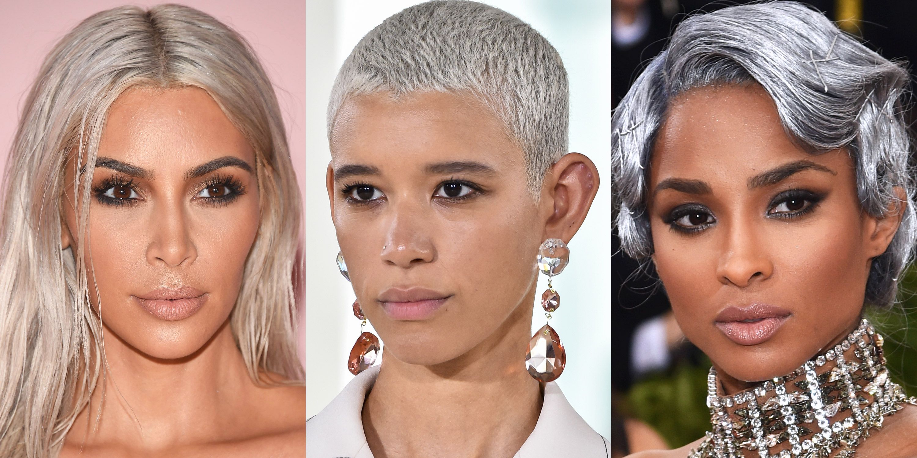 Silver Hair Idea Photos Celebrities With Gray Hair
