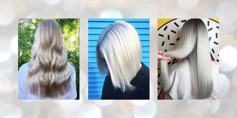 Silver Hair - Ideas, Colours, Inspiration pictures 