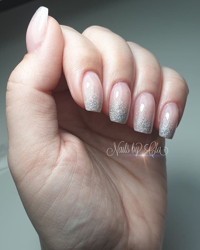 silver metallic nail stickers