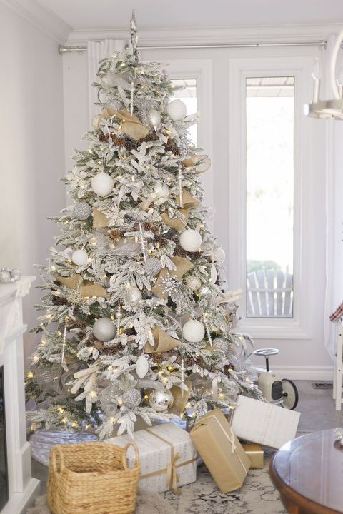 best silver christmas tree ideas