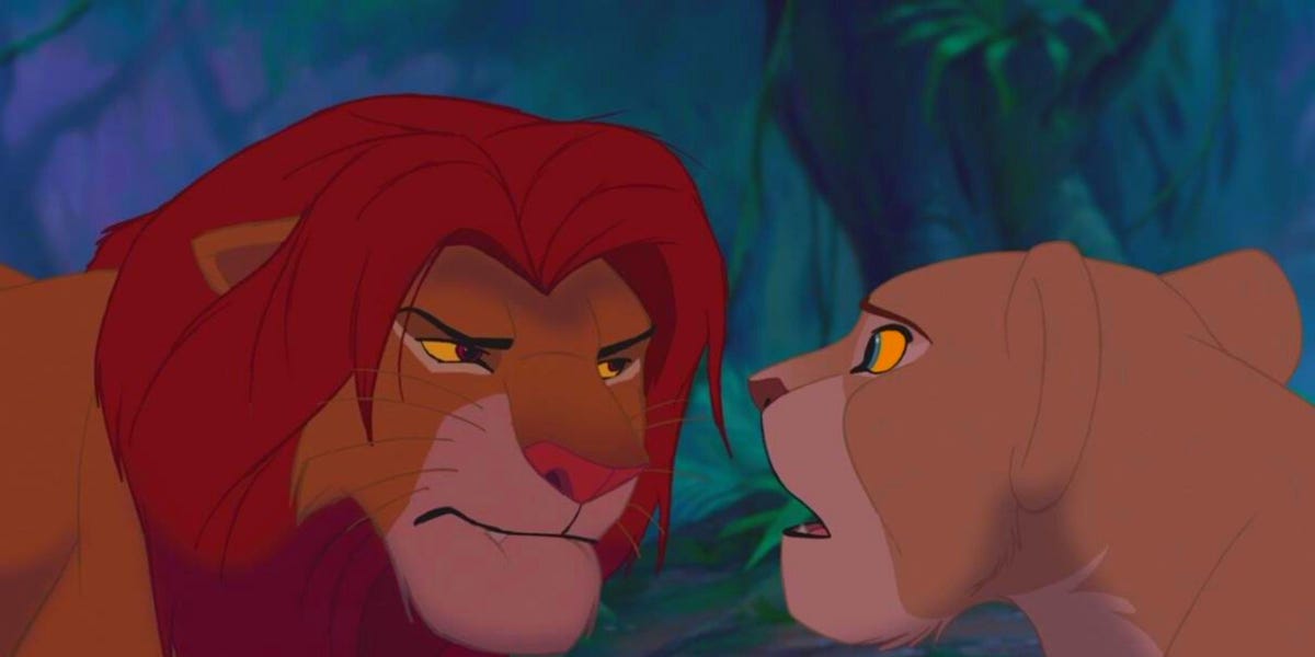 El rey león: La teoría que dice que Simba y Nala son hermanos