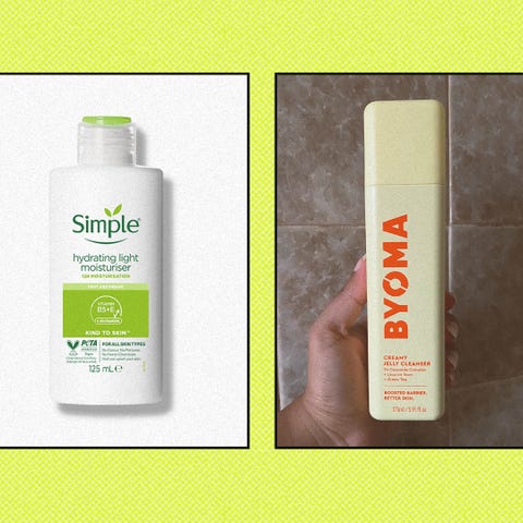 simple cleanser and byoma cleanser