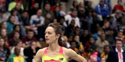 Jenny Simpson at 2015 New Balance Indoor Grand Prix