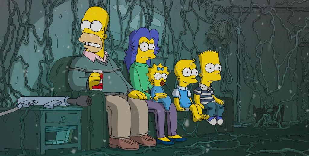 Stranger Things En Los Simpson Capitulo 666 Casa Arbol Terror