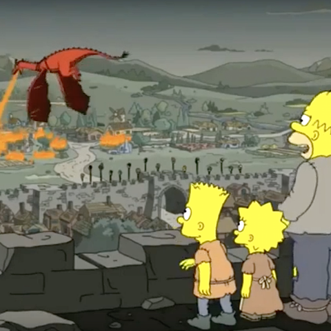 The Simpsons Game Of Thrones Prediction The Simpsons Predicted Daenerys Episode Five Twist In 17