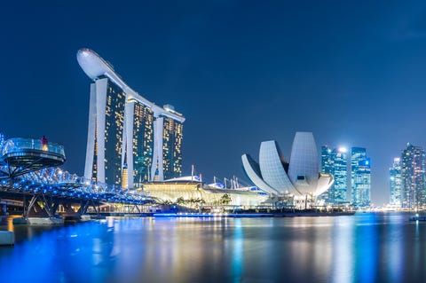 Singapore sky line singapore sky line