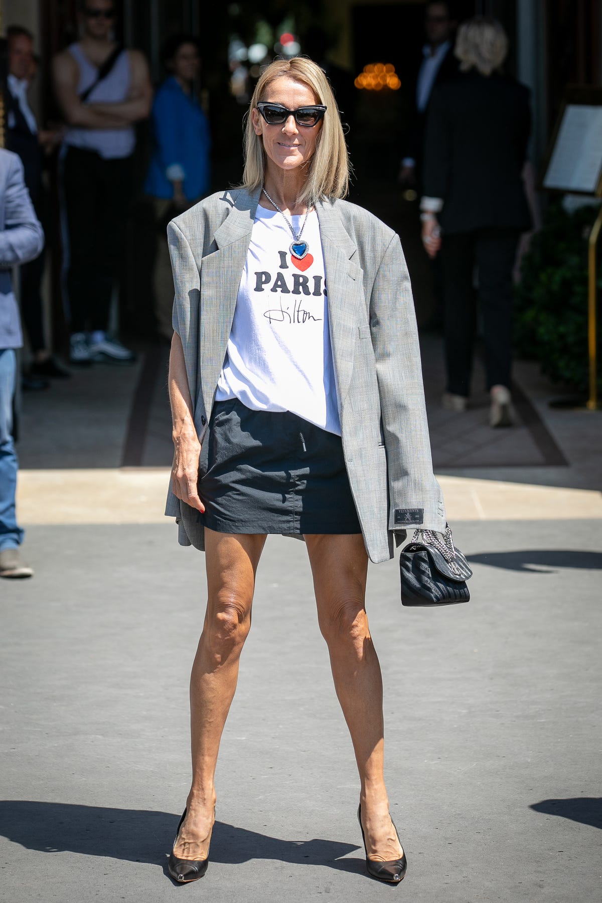Celine Dion Debuts A Chic New Bob At The Couture Shows