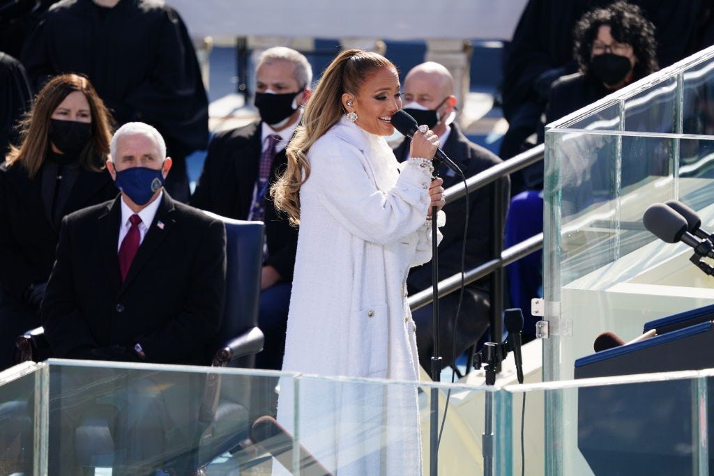 Jennifer Lopez’s poll at the United States presidential inauguration has a trick and we know it