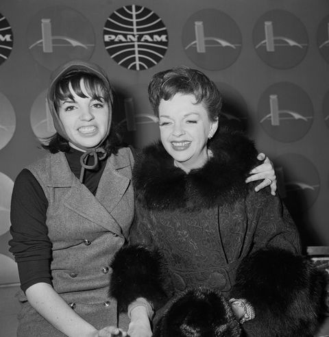 portret van Liza Minnelli en Judy Garland