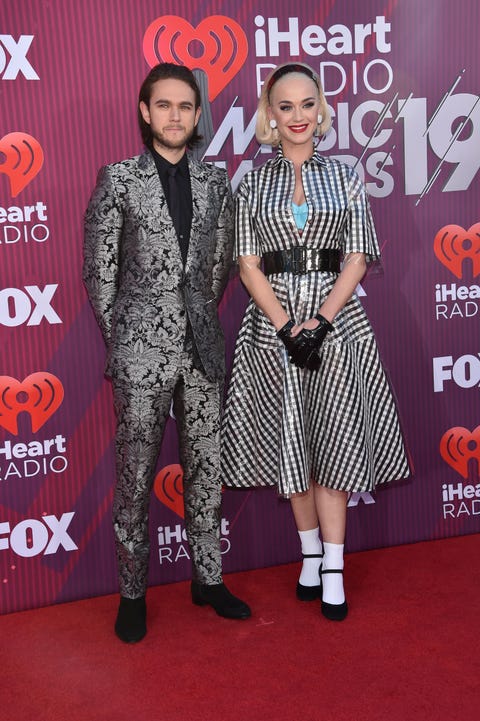 Katy Perry Wears Checkered Dress to iHeartRadio Music Awards 2019 Red ...