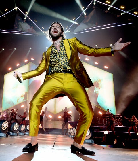 Maruma and special guest Ricky Martin perform at forum Maluma with special guest Ricky Martin performs at Forum