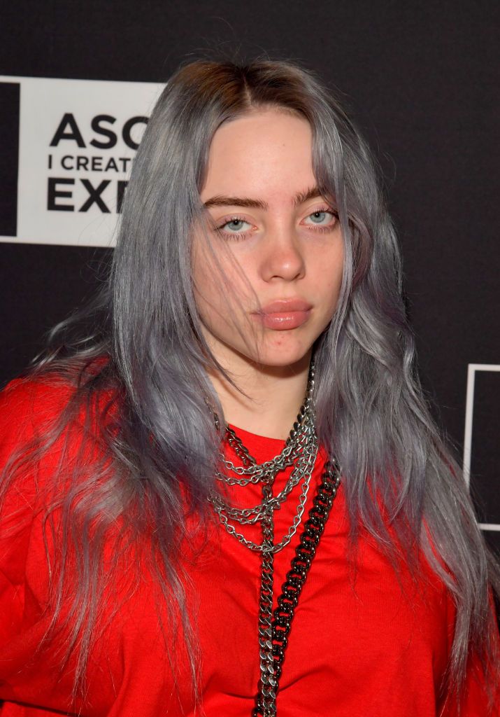 billie eilish dark hair