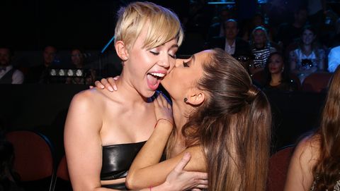 Miley Cyrus and Ariana Grande