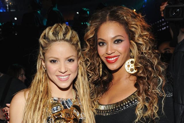 Beyoncé Attended Shakira’s Birthday Bash In A Pink Party Dress