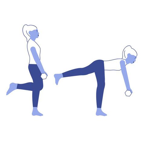 best butt exercises — single leg deadlift