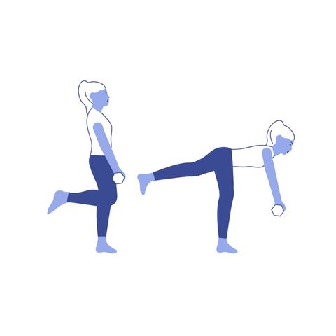 best butt exercises — single leg deadlift