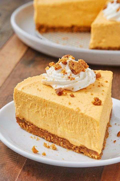 No-Bake Pumpkin Cheesecake - Delish.com