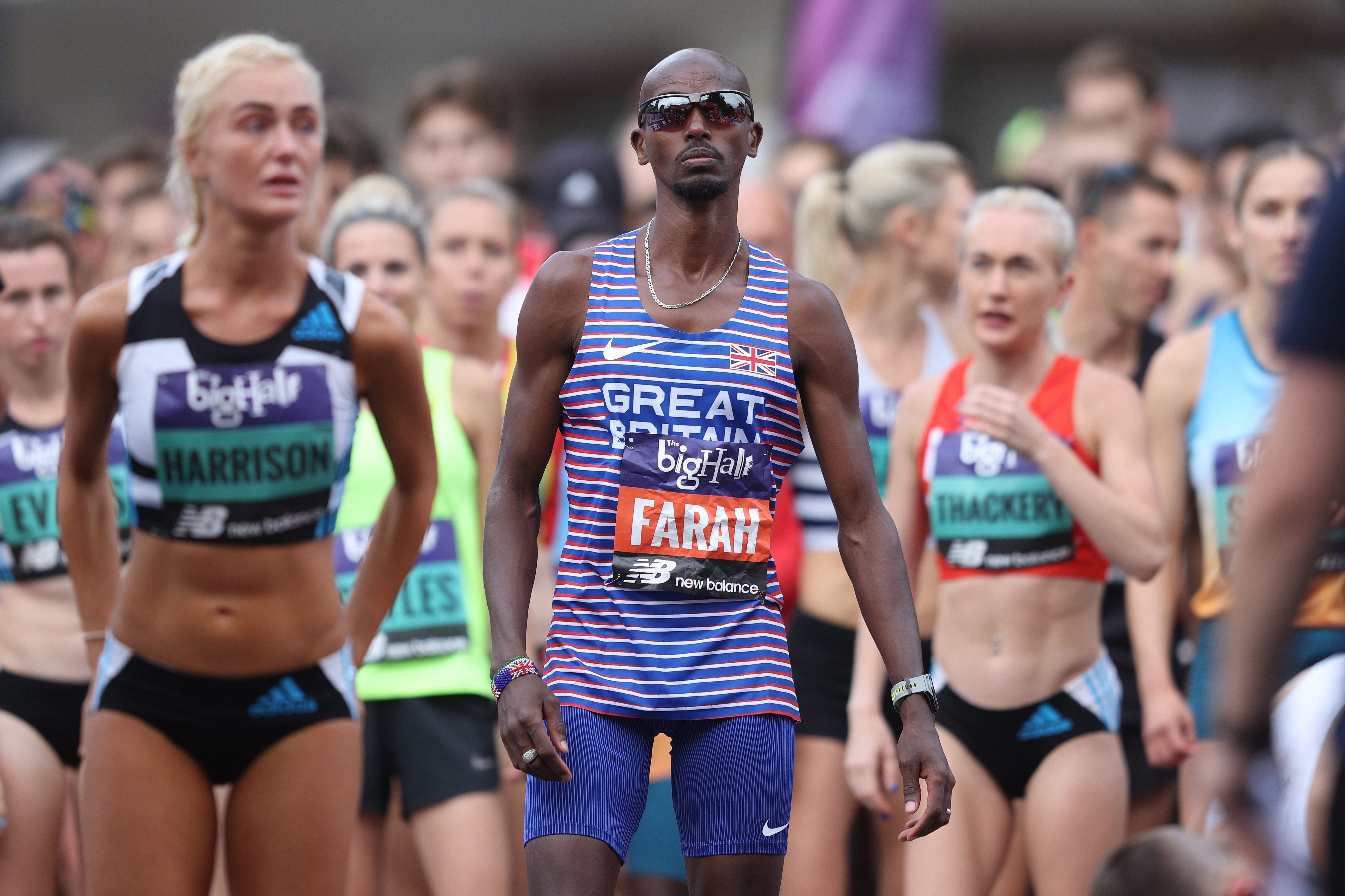 Mo Farah Lost a 100-Meter Race to a Dad Wearing Jeans