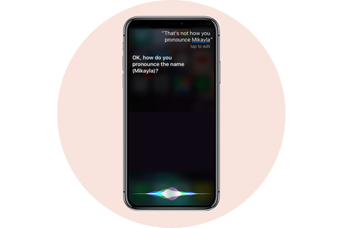 siri pronounce names apple iphone