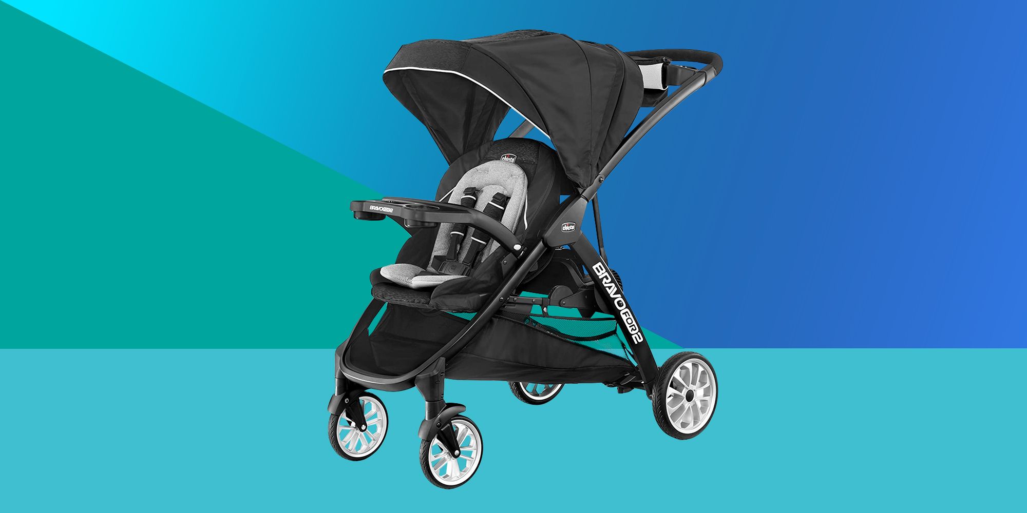 double seat stroller