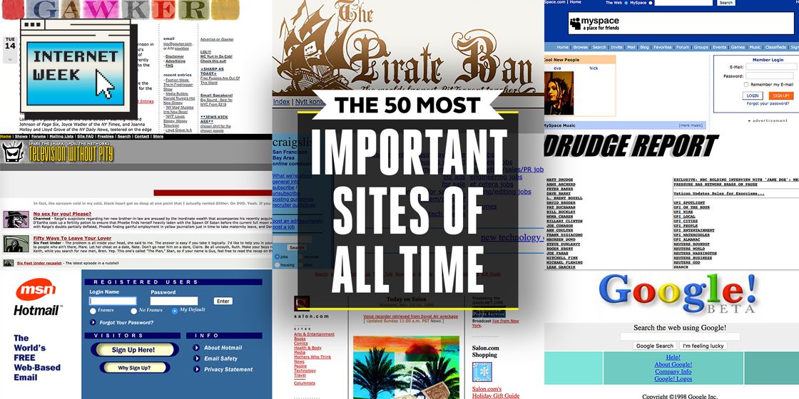 The Best Websites Ever Best Sites 2019 Most Influential Sites