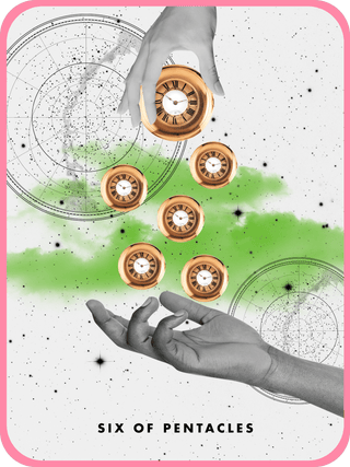 six of pentacles