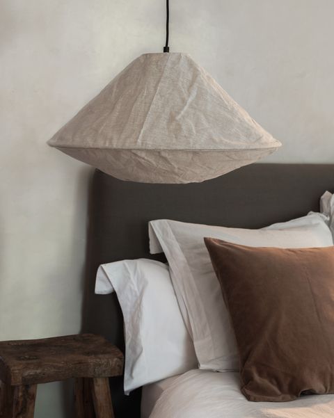 siya   large natural linen lampshade